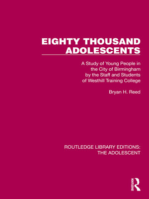 cover image of Eighty Thousand Adolescents